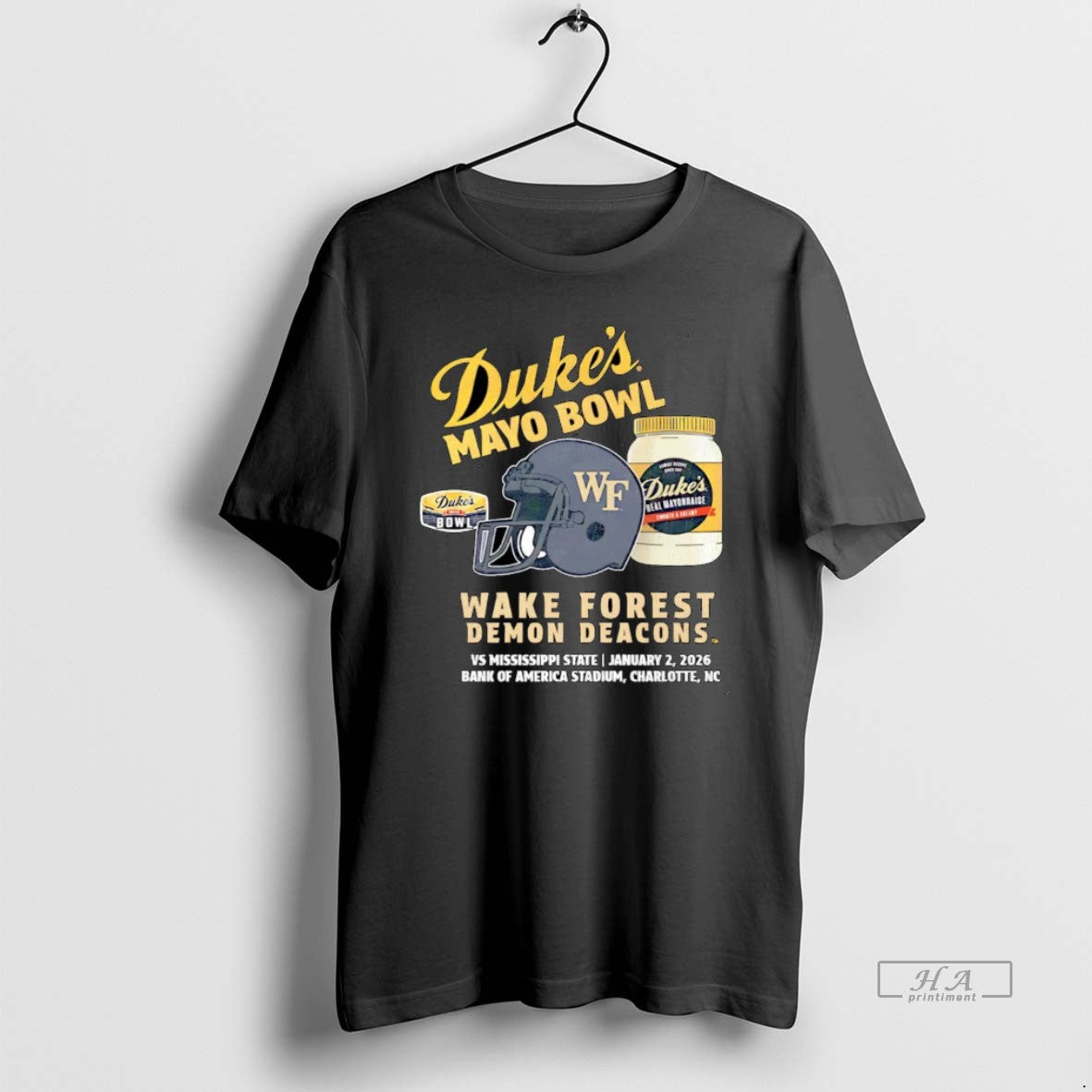 Official Wake Forest Demon Deacons 2026 Dukes Mayo Bowl Christmas