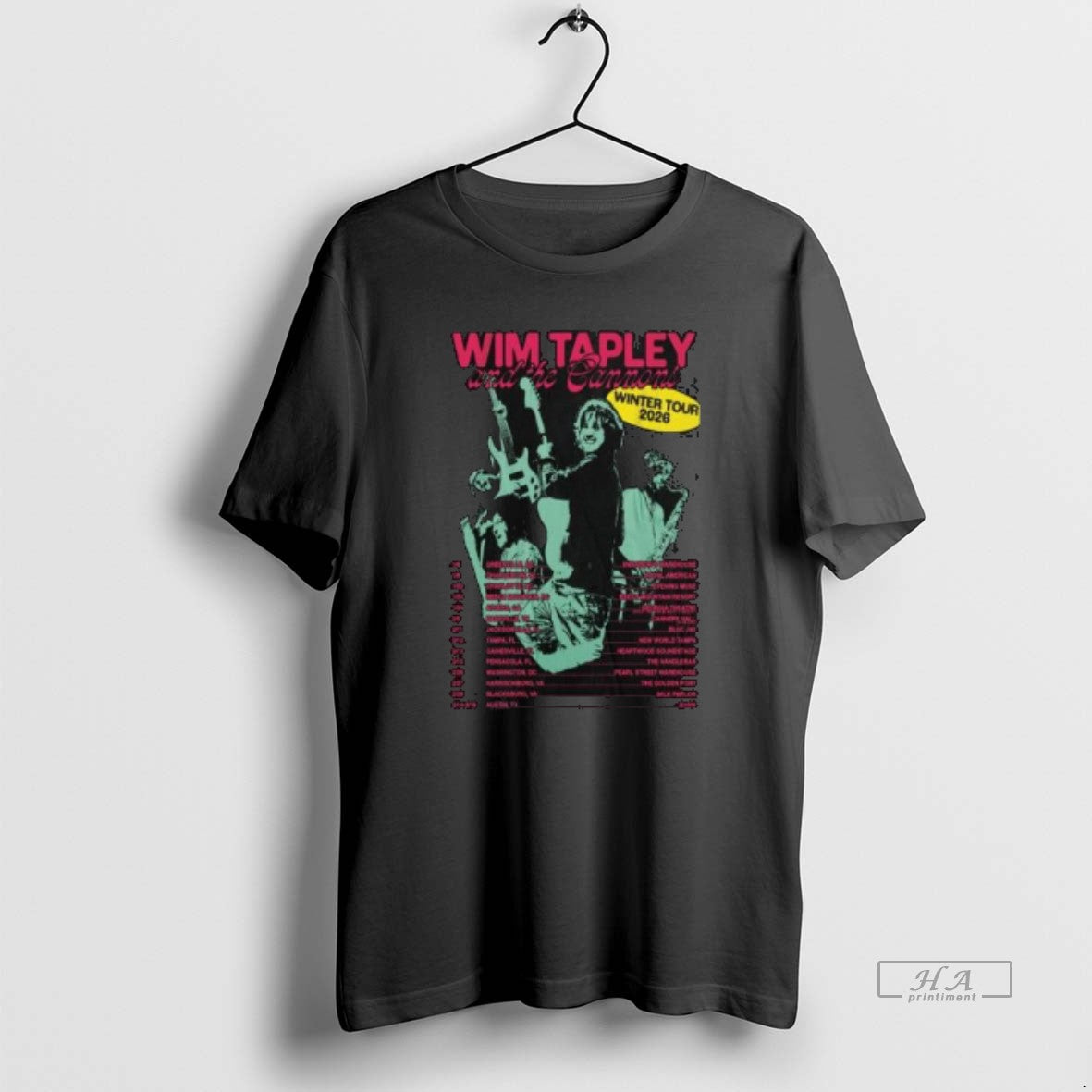 Official Wim Tapley Winter Tour 2026 Circle Black