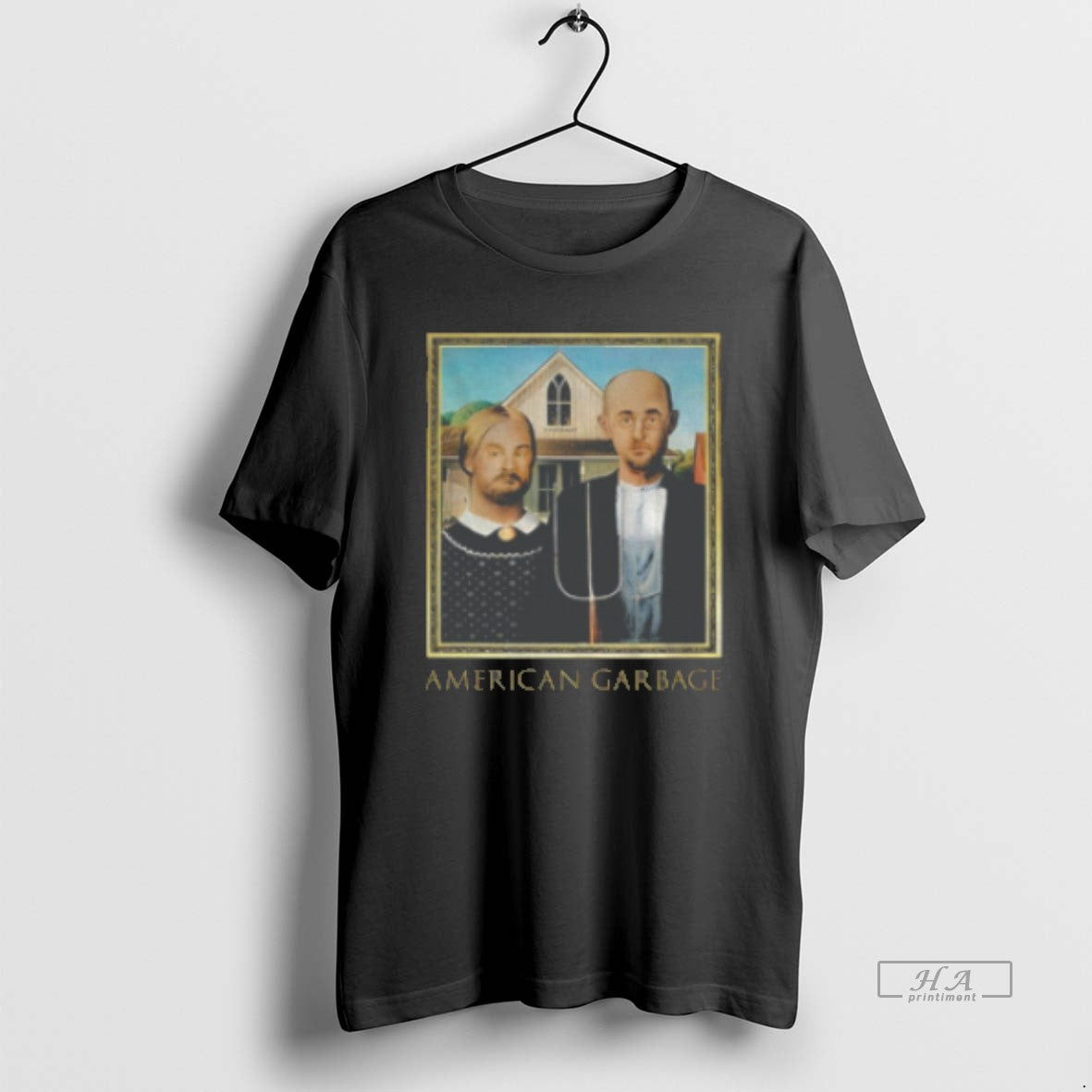Official American Gothic American Garbage Parody Classic Womens