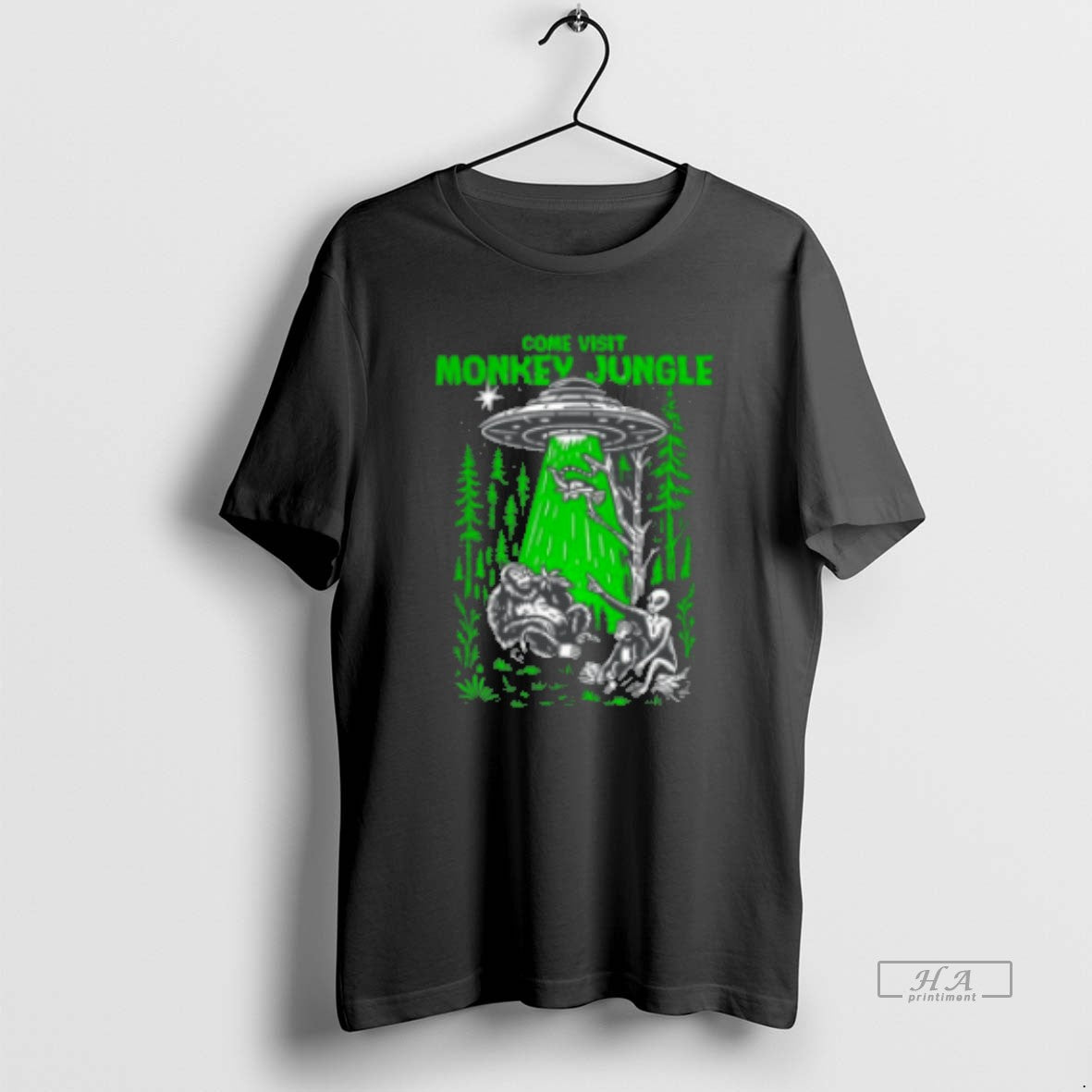 Official Come Visit Monkey Jungle Classic Womens