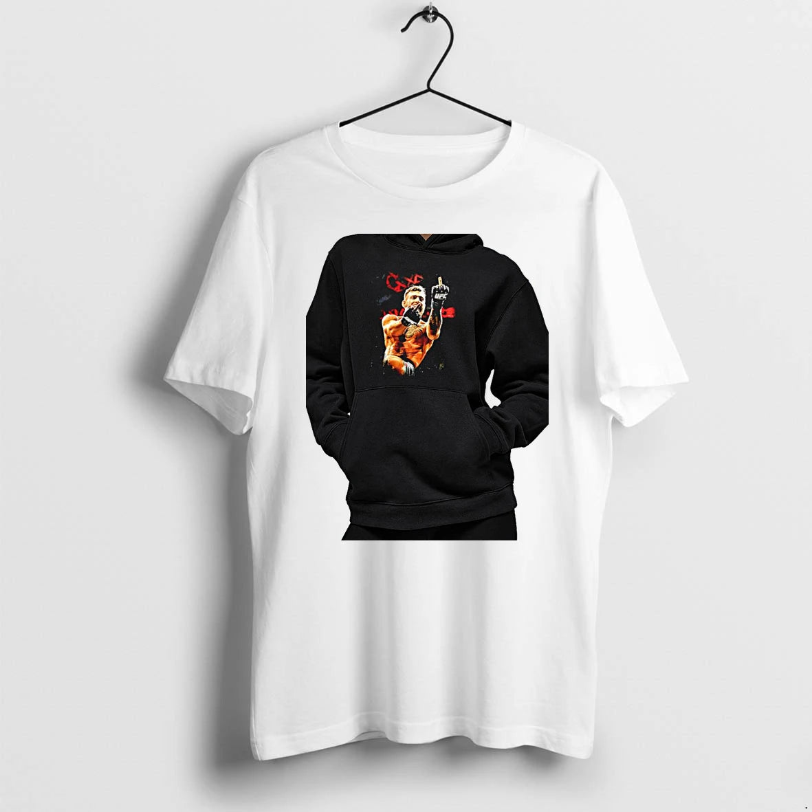 Officials Conor Ufc Mcgregor Middle Finger Premium T Shirt
