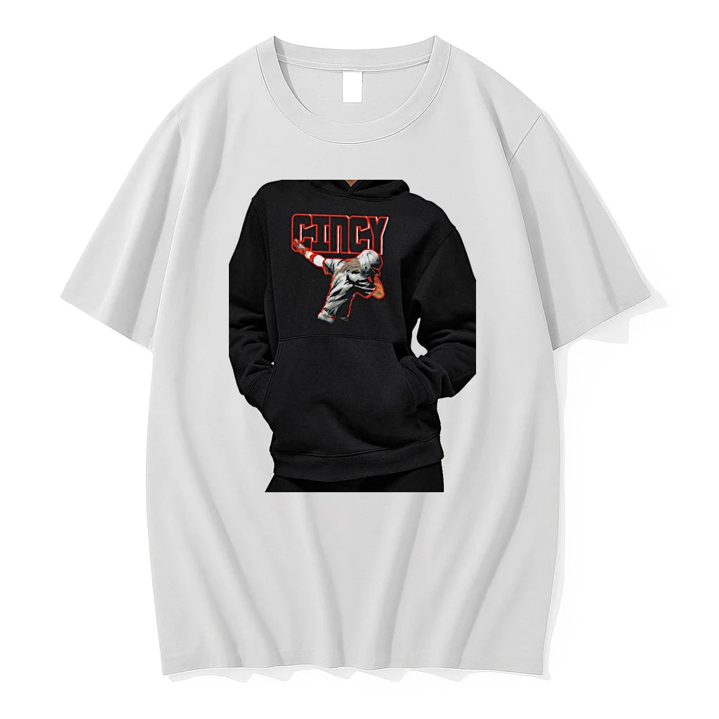 Officials Elly De La Cruz Cincinnati Reds Cincy Dab Celebration Premium T Shirt