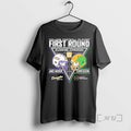 Officials James Madison Dukes 2025 College Football Playoffs 1st Round Match Up Premium T Shirts