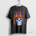 Officials Skull Wearing A Cap Auburn Tigers Us Flag
