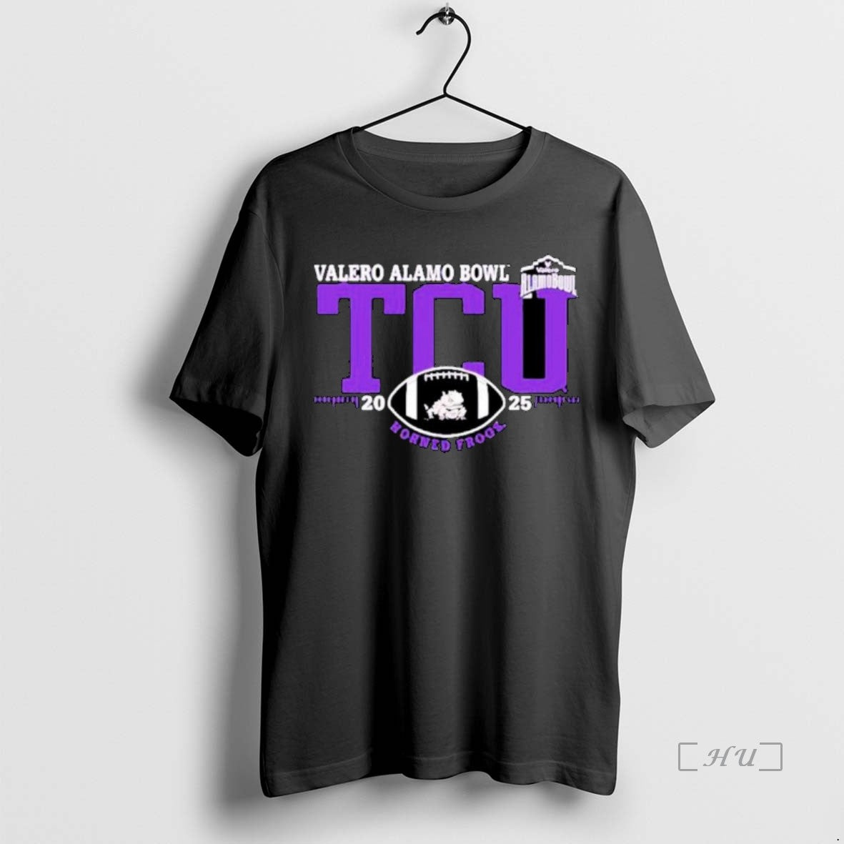 Officials Tcu Horned Frogs 2025 Valero Alamo Bowl Logo Ornaments