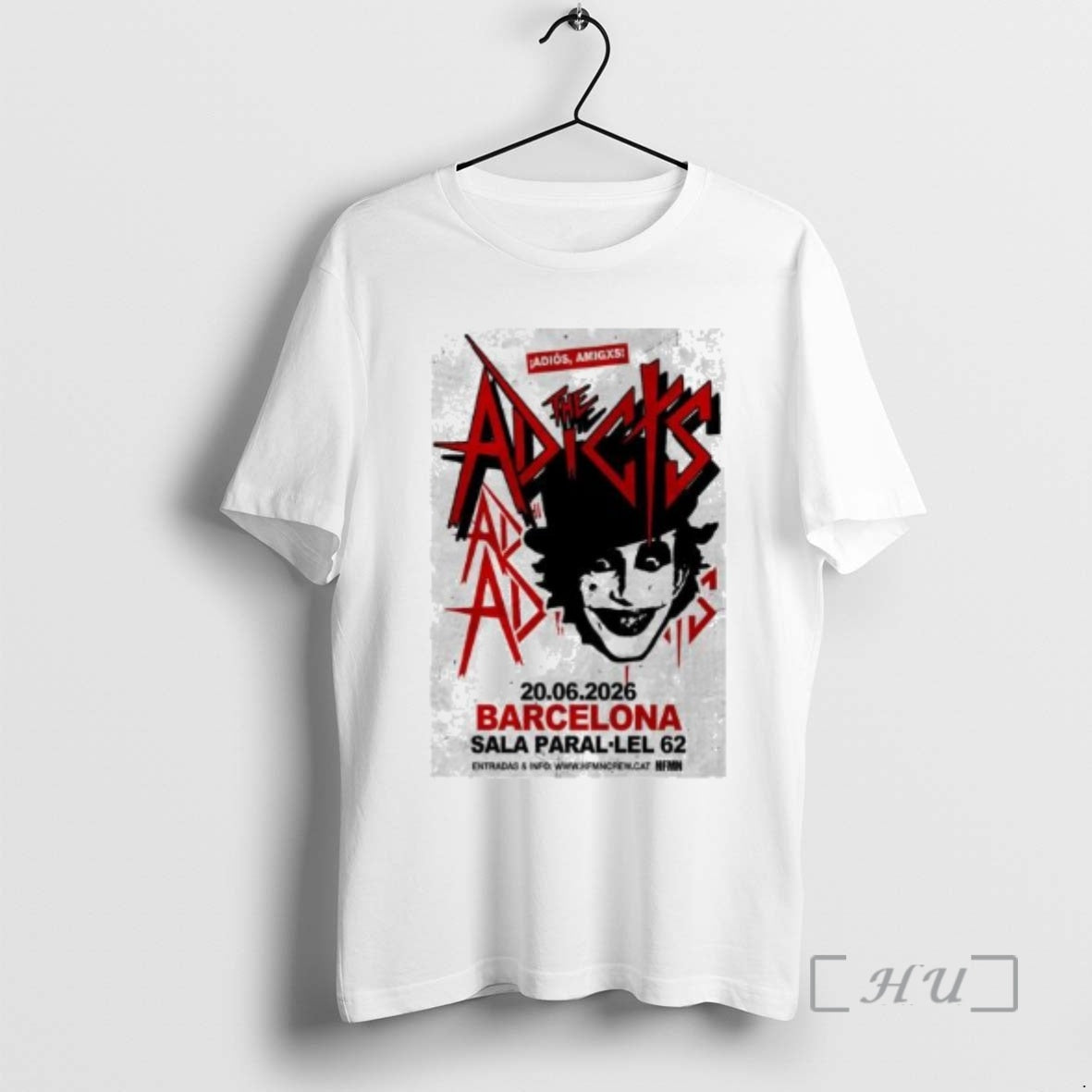 Officials The Adicts Sala Parallel 62 Jun 20 2026 Circle White Premium T Shirts Sweater