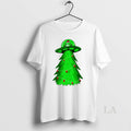 Original Meow Ter Space Delivery Service Ufo Christmas Tree Circle