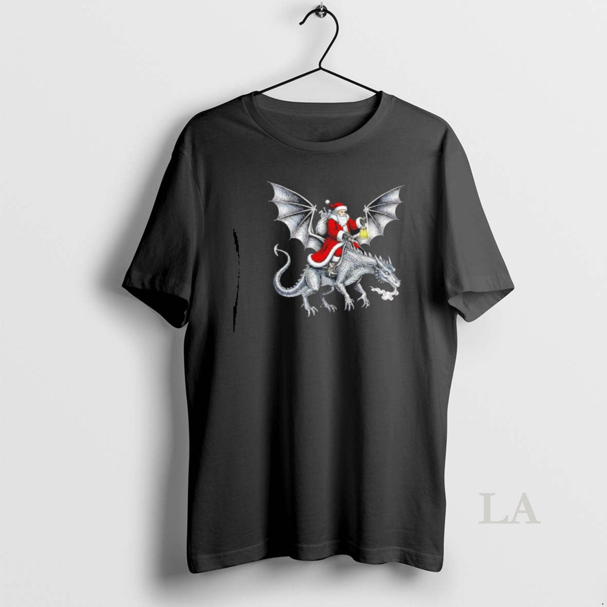 Original Santa Riding Dragon Christmas