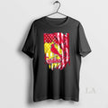 Original St Louis Cardinals Baseball X American Flag