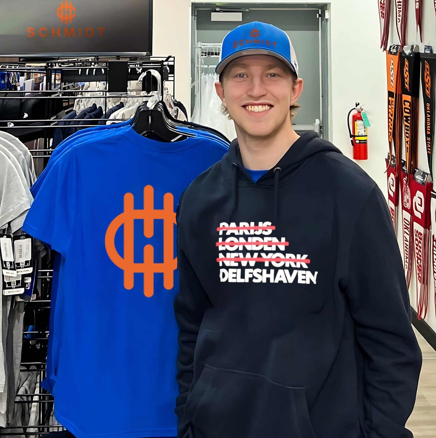 Parijs Londen New York Delfshaven Rotterdam shirt