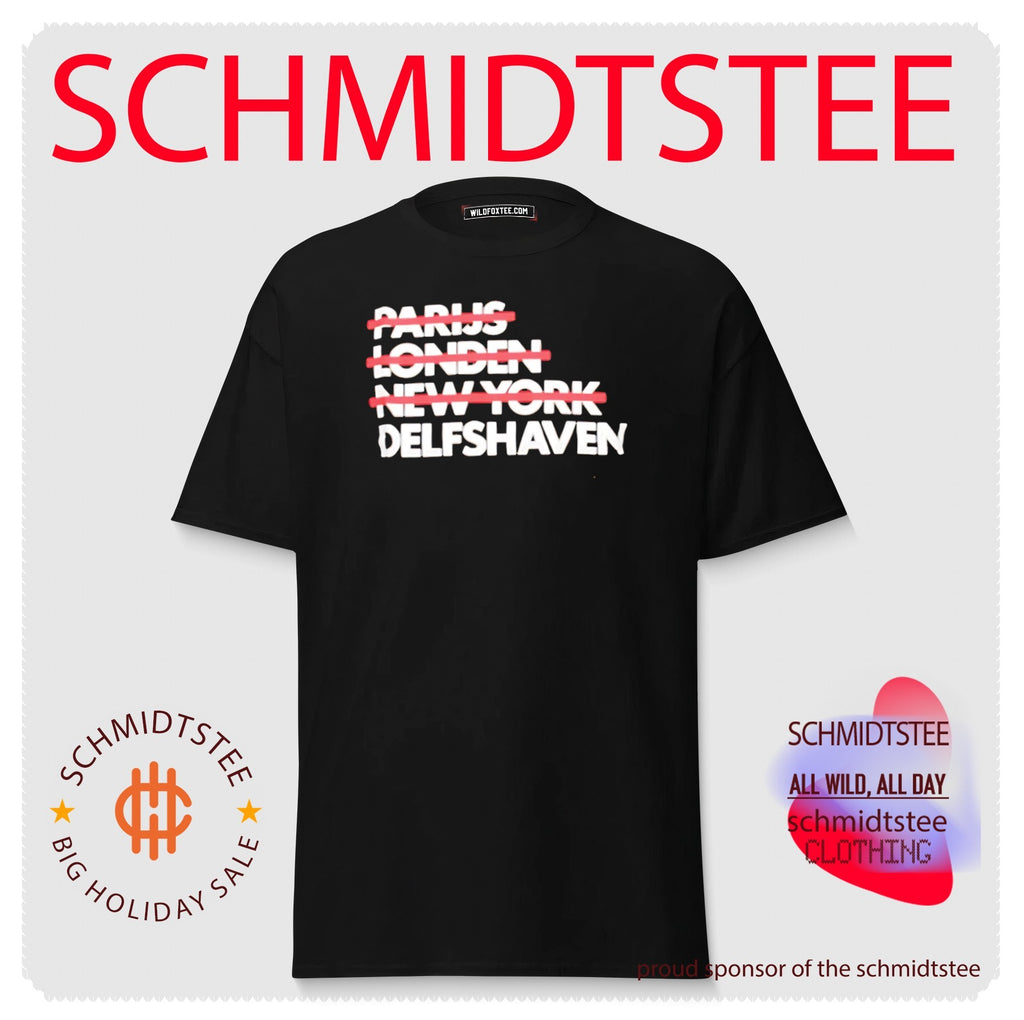 Parijs Londen New York Delfshaven Rotterdam shirt