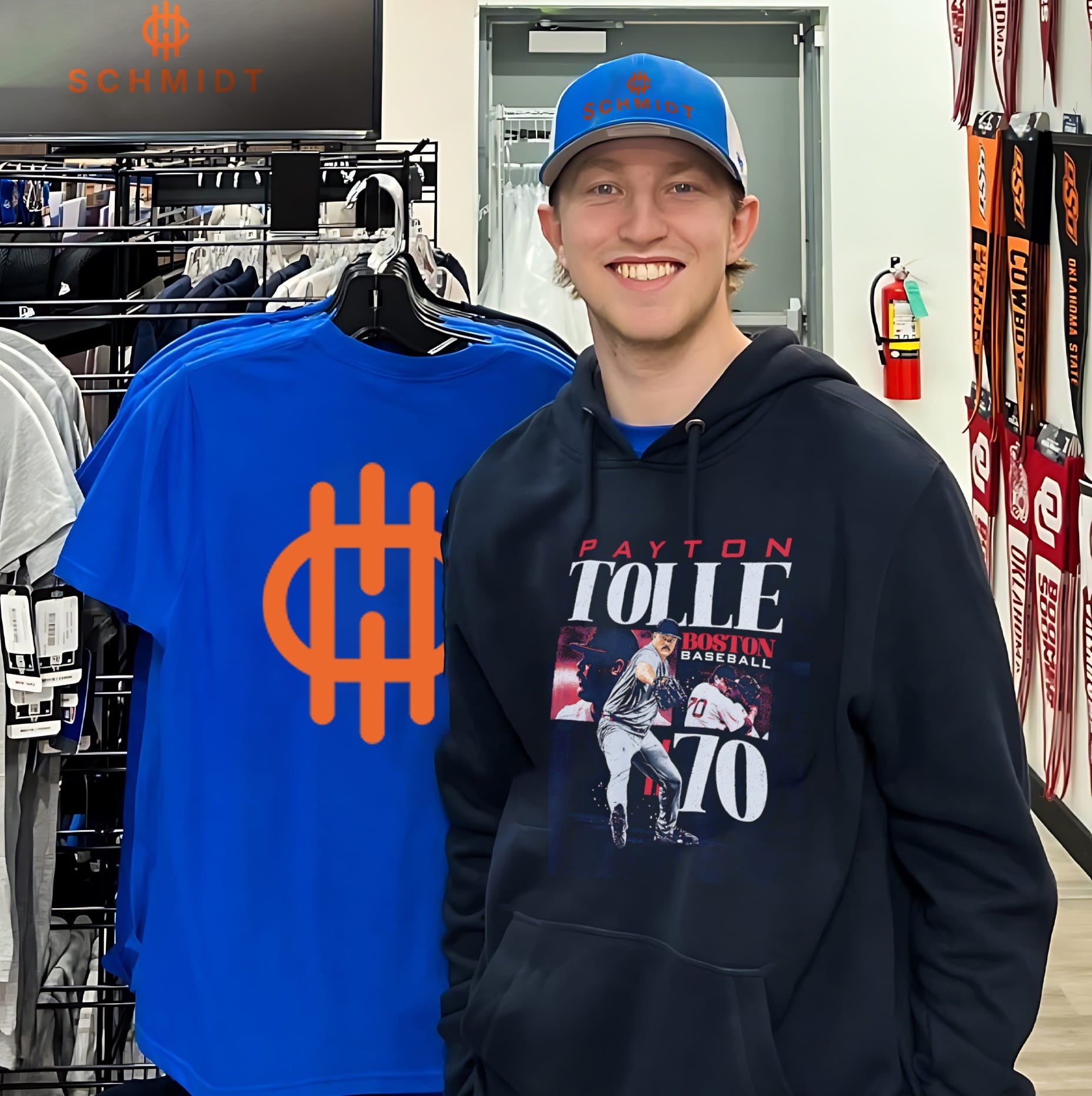 Payton Tolle Boston Red Sox Number 70 Pitching Collage shirt