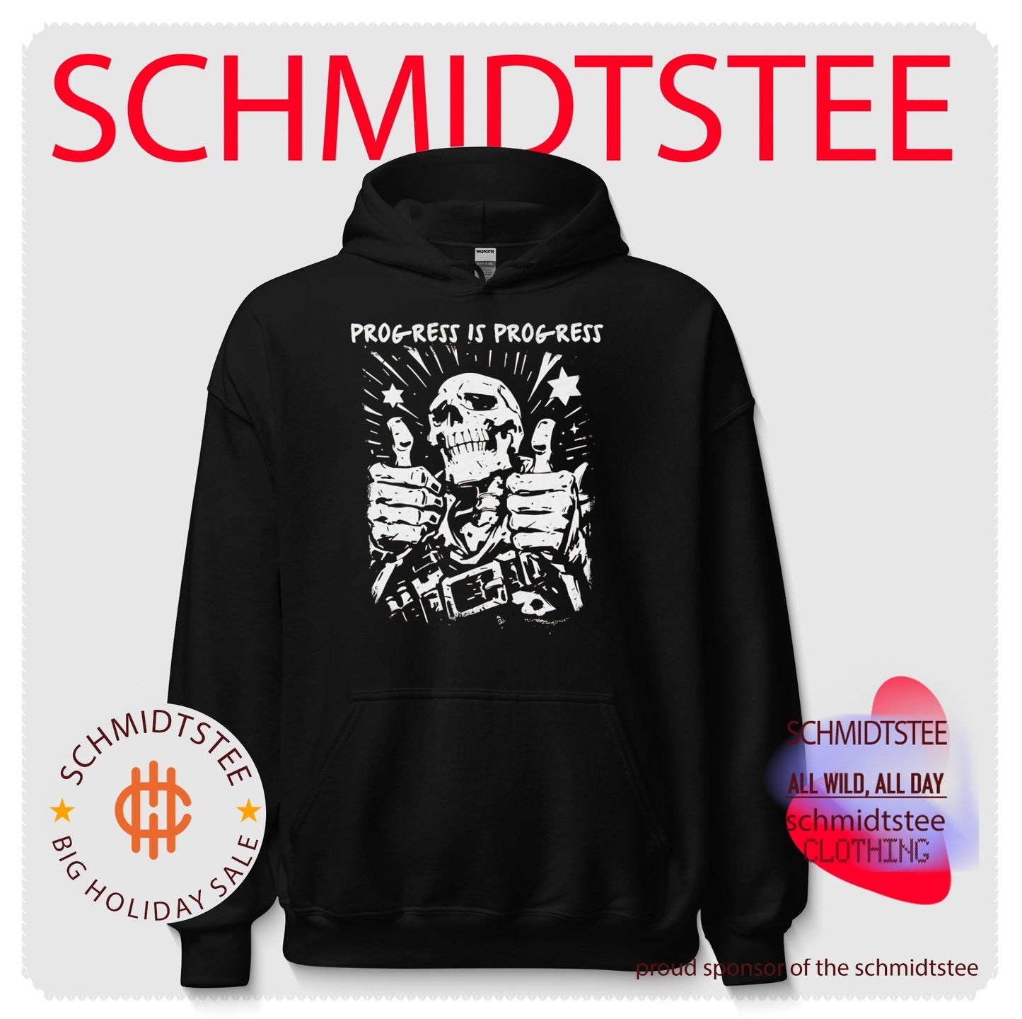 Progress Is Progress Skeleton Thumbs Up shirt