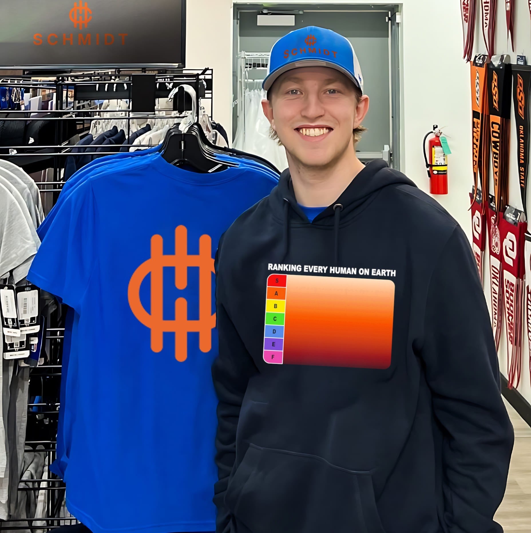 Ranking Every Human on Earth Tier List meme chart shirt