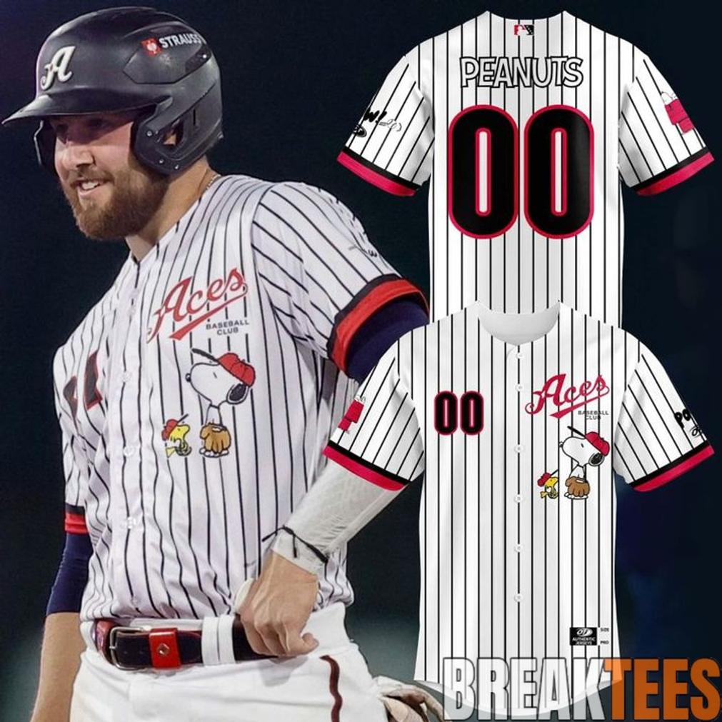 Reno Aces x 2026 Peanuts Night Limited Edition Baseball Jersey