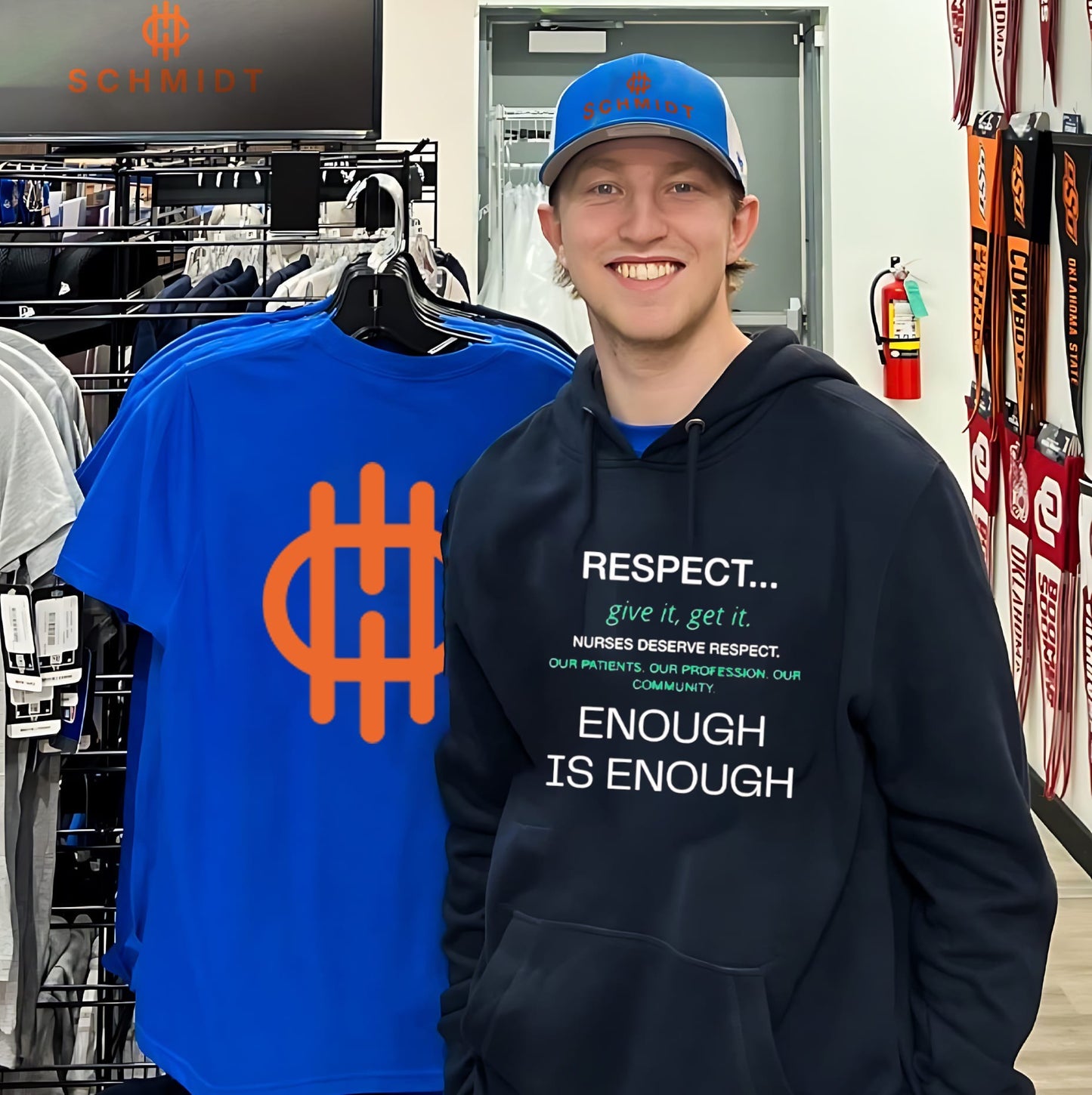 Respect give it get it Nurses deserve respect Enough Is Enough shirt