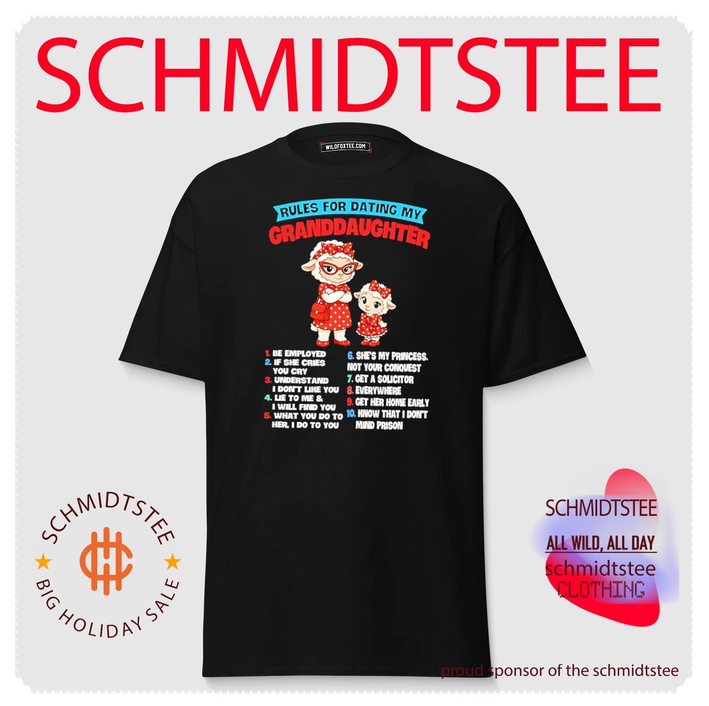 Rules for dating my granddaughter cartoon sheep shirt