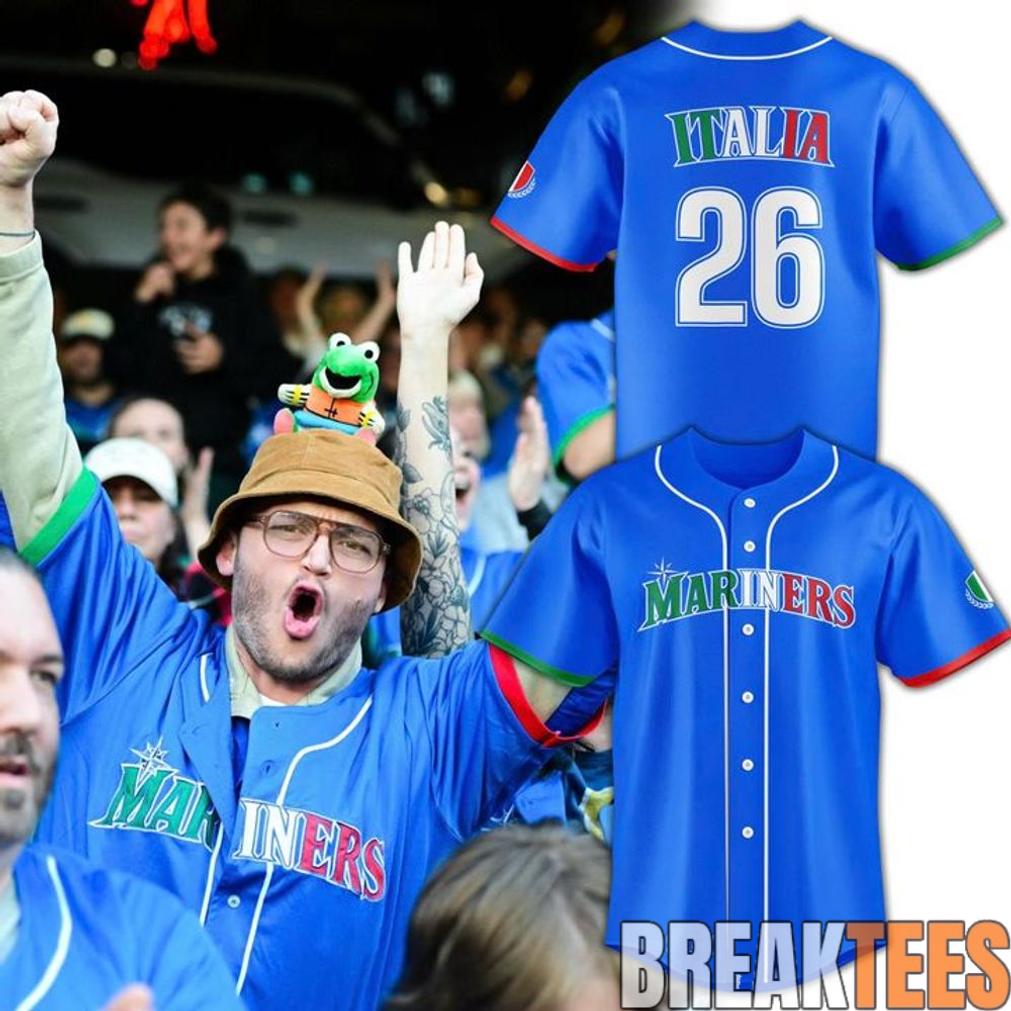 Seattle Mariners Italian Heritage 2026 Limited Edition Baseball Jersey