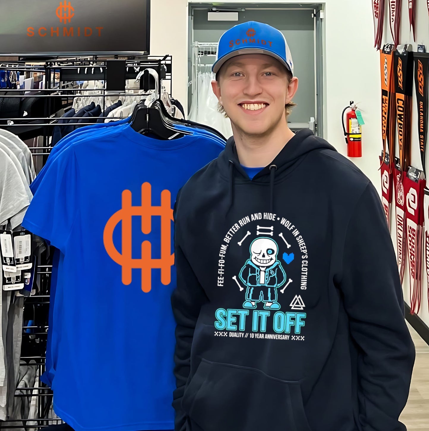 Set It Off Duality 10 Year Anniversary Undertale Sans Skeleton Shirt