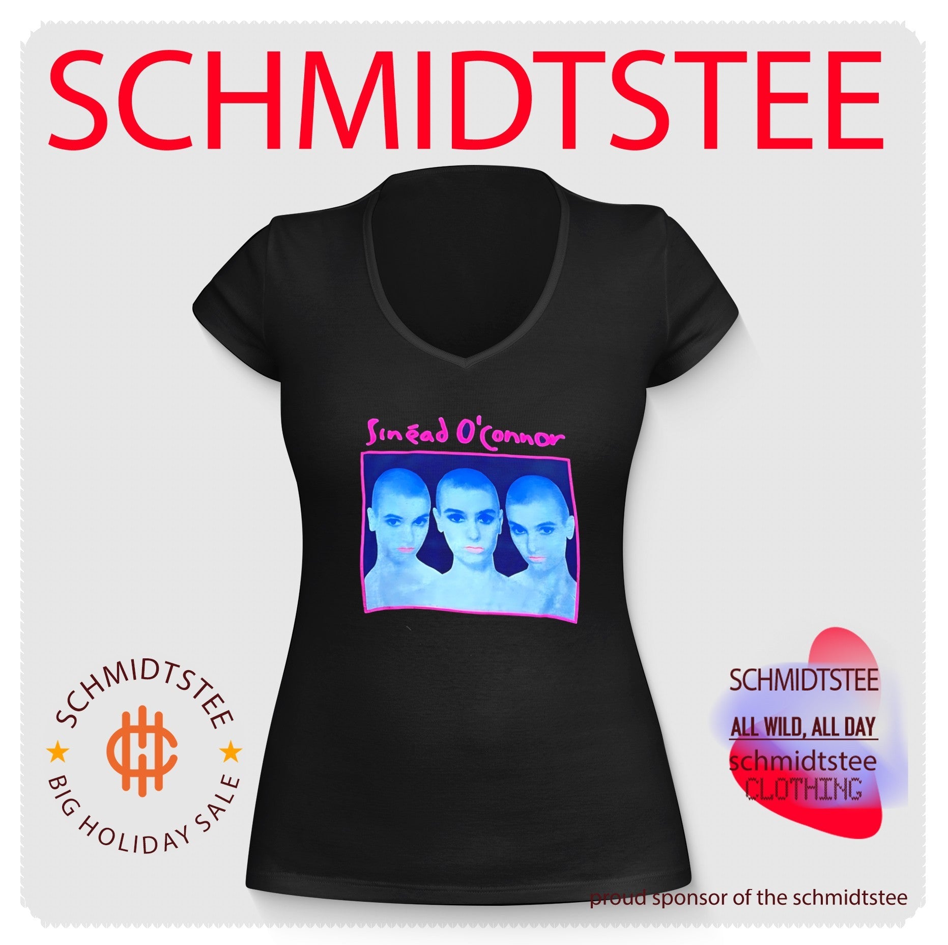 Sinéad O’Connor Triple Portrait Nothing Compares 2 U shirt