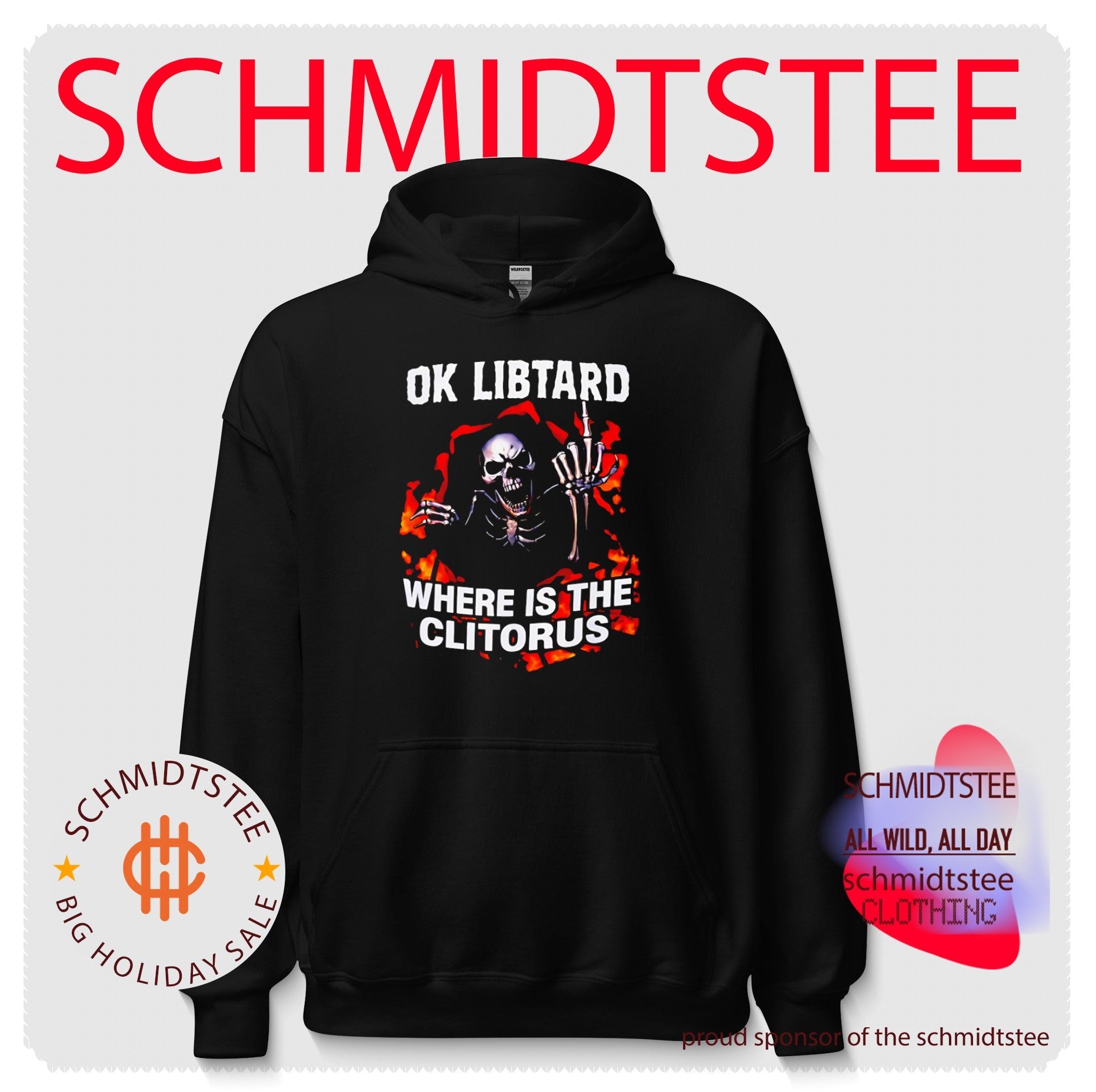 Skeleton Ok Libtard Where Is the Clitorus shirt
