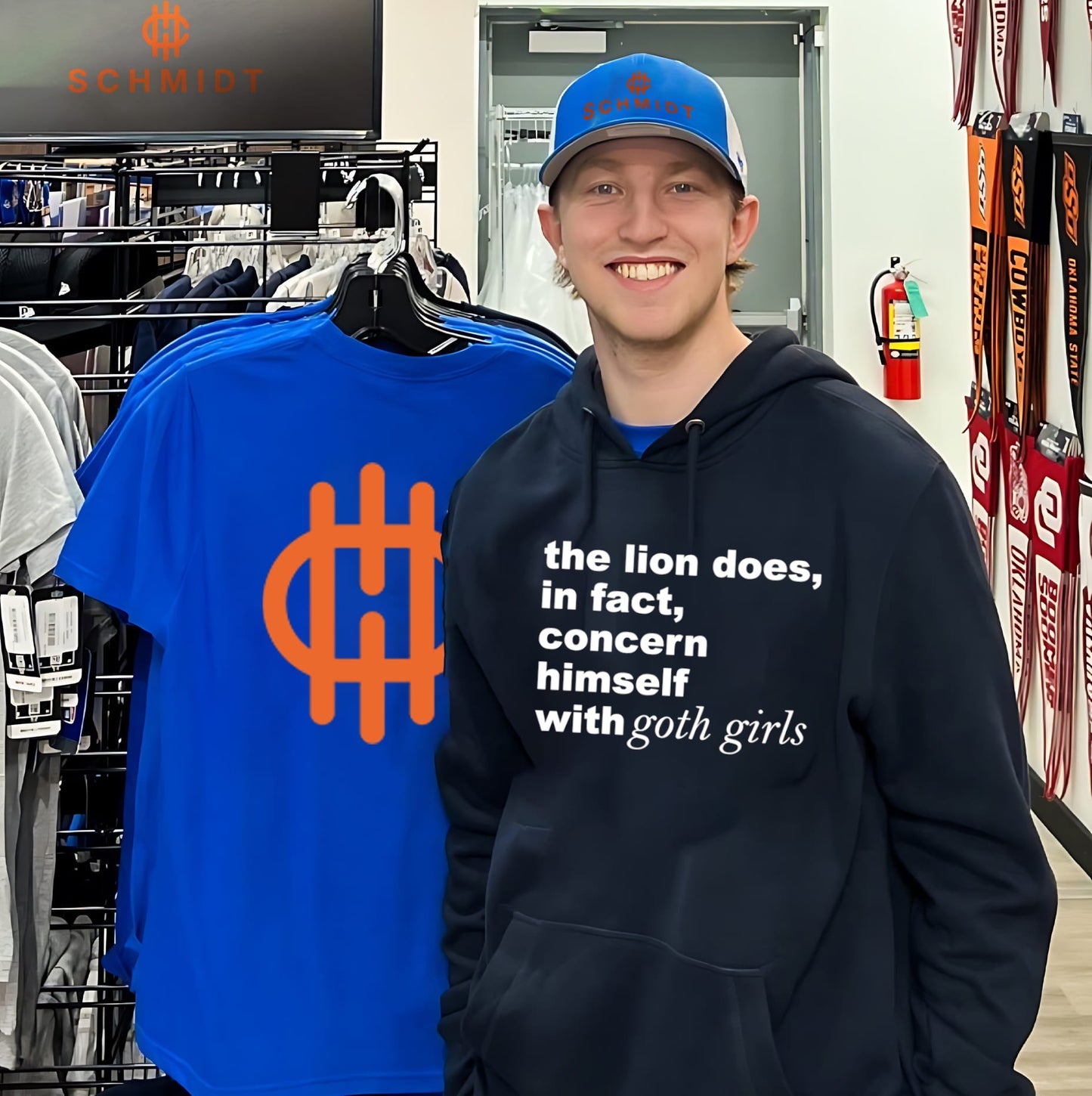 The Lion Does in Fact Concern Himself with Goth Girls shirt