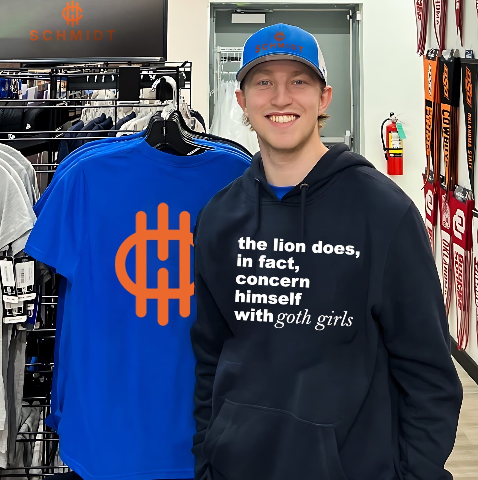The Lion Does in Fact Concern Himself with Goth Girls shirt