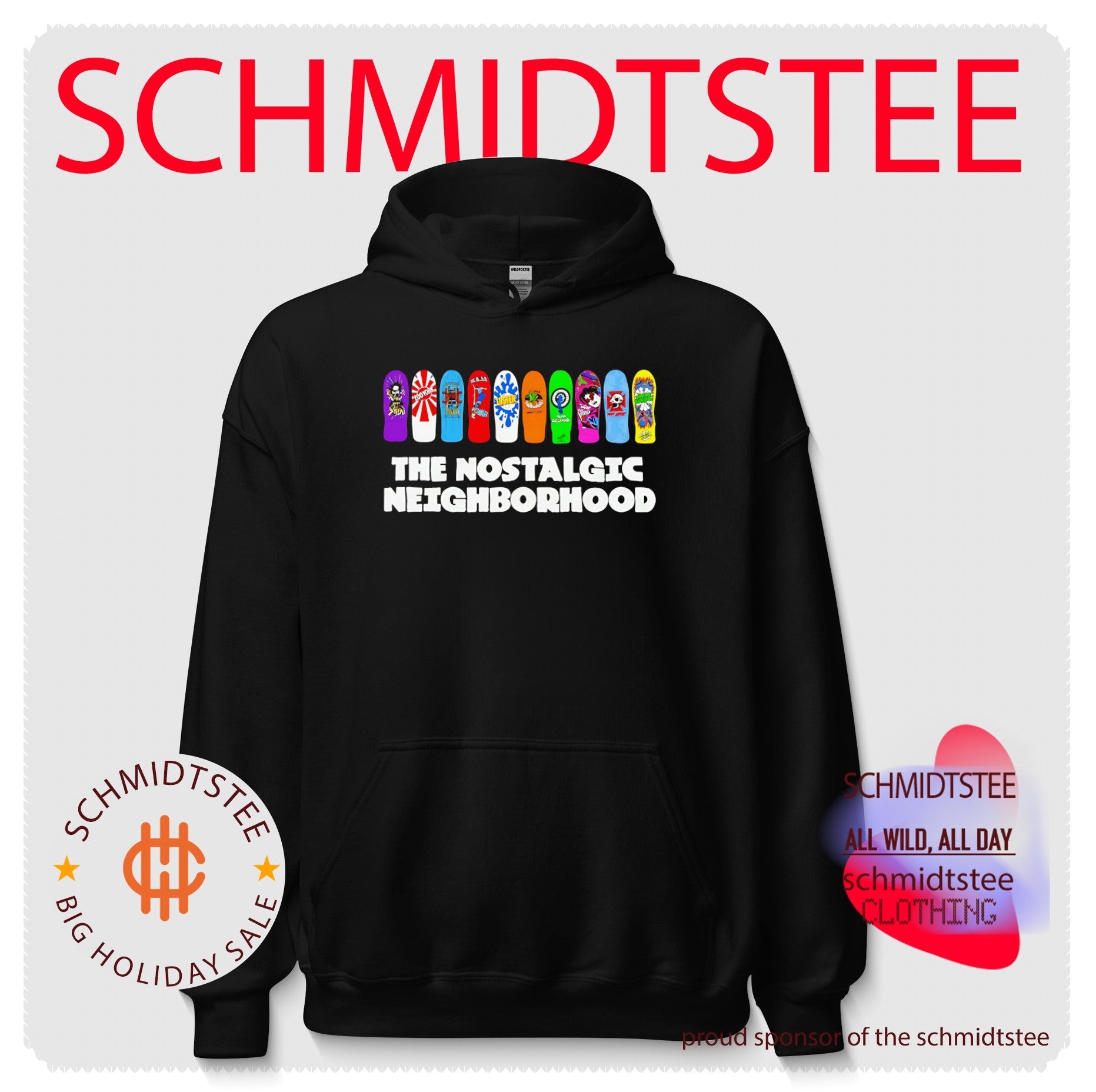 The Nostalgic Neighborhood Skateboard Deck shirt