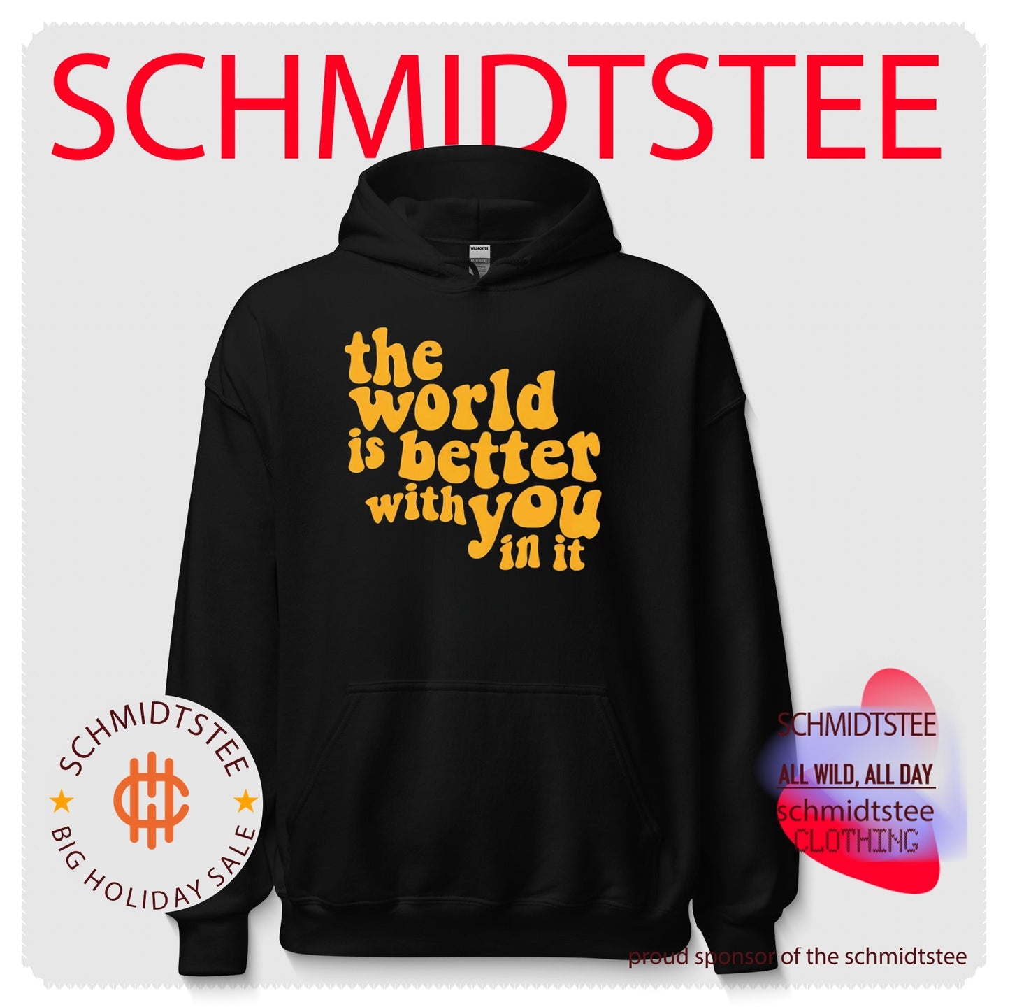 The World Is Better with You in It inspirational quote shirt