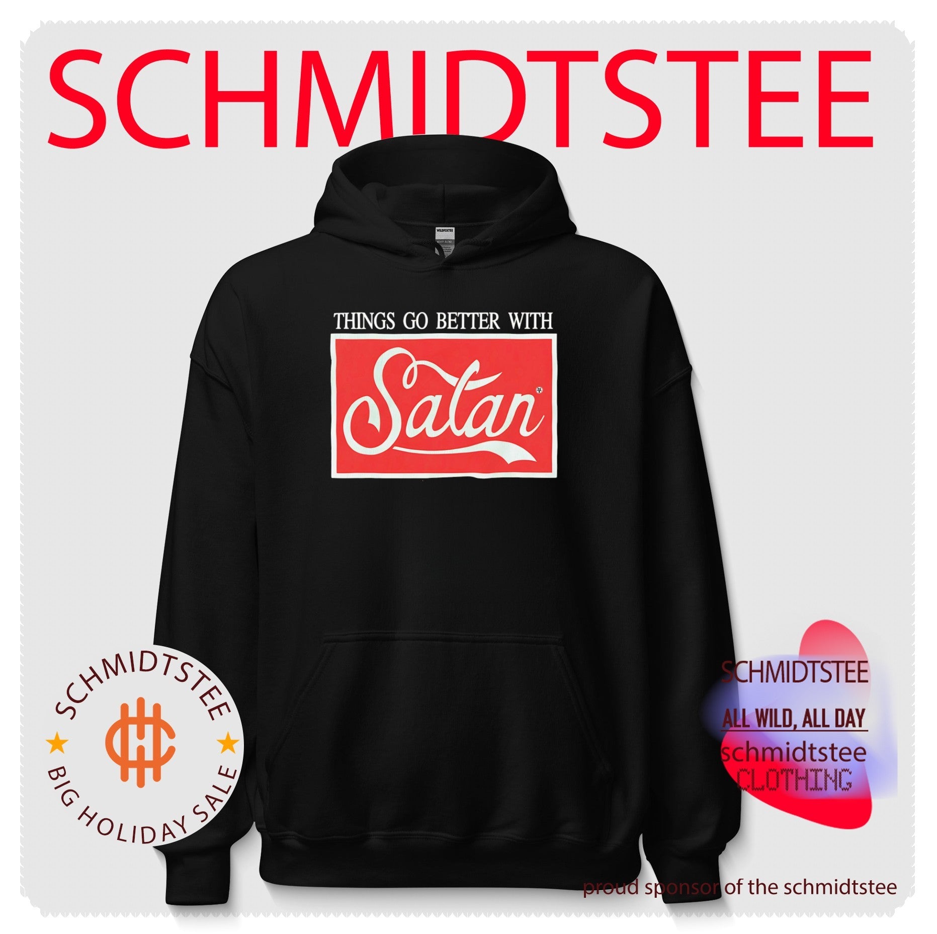 Things Go Better with Satan parody satanic shirt