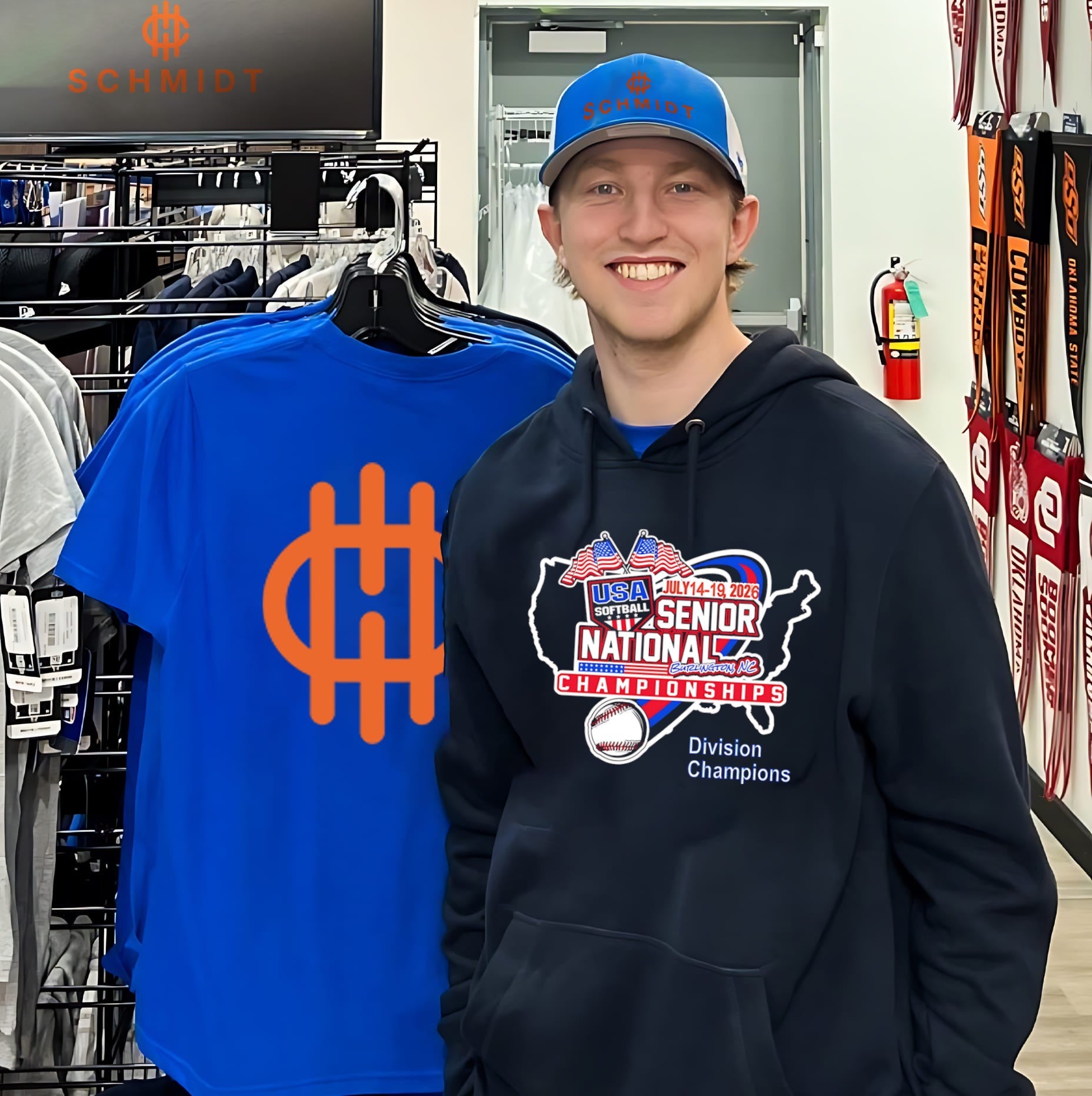 USA Softball Senior National Championships Burlington NC 2026 Division Champions shirt