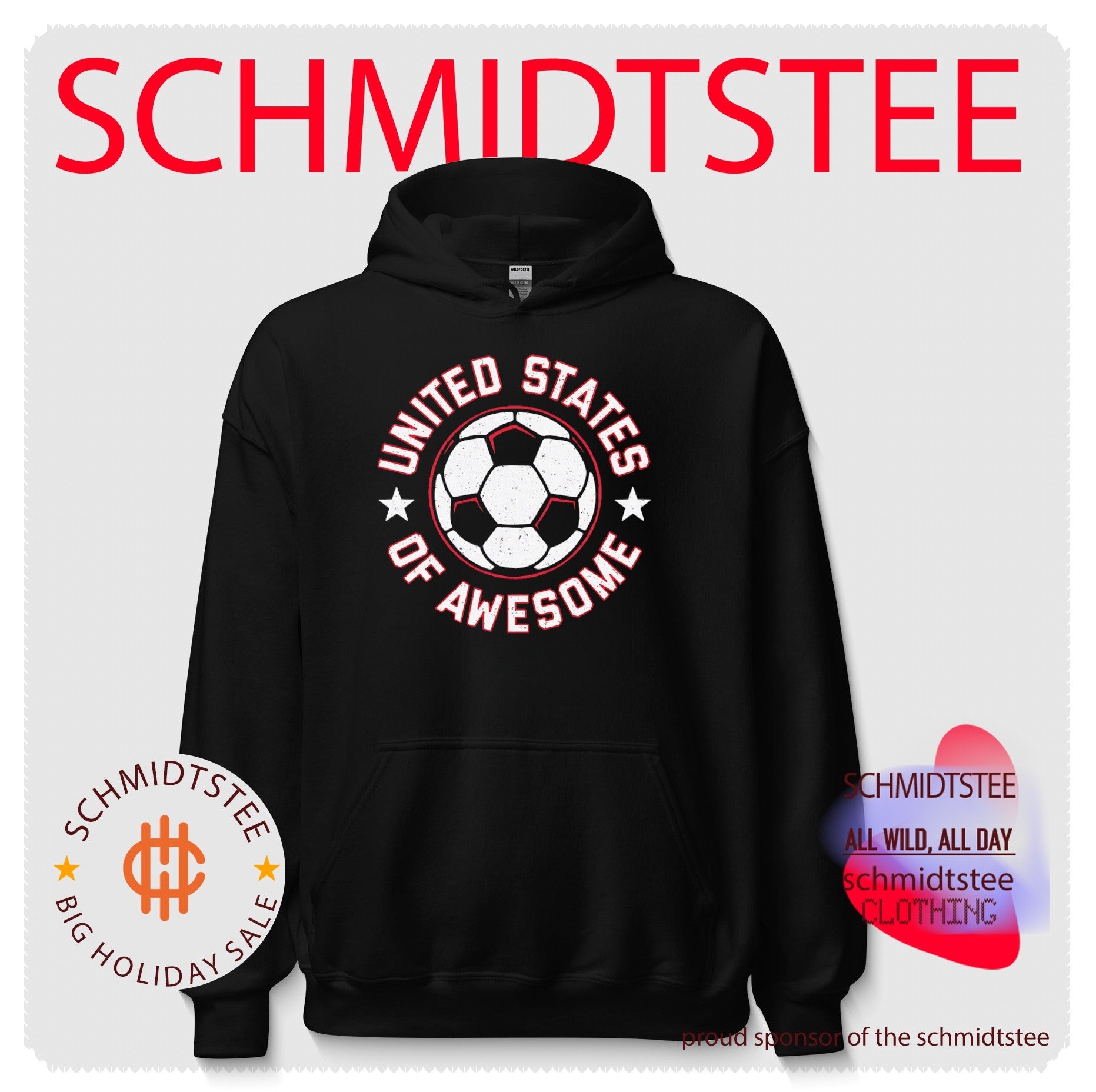 United States of Awesome Distressed Soccer shirt