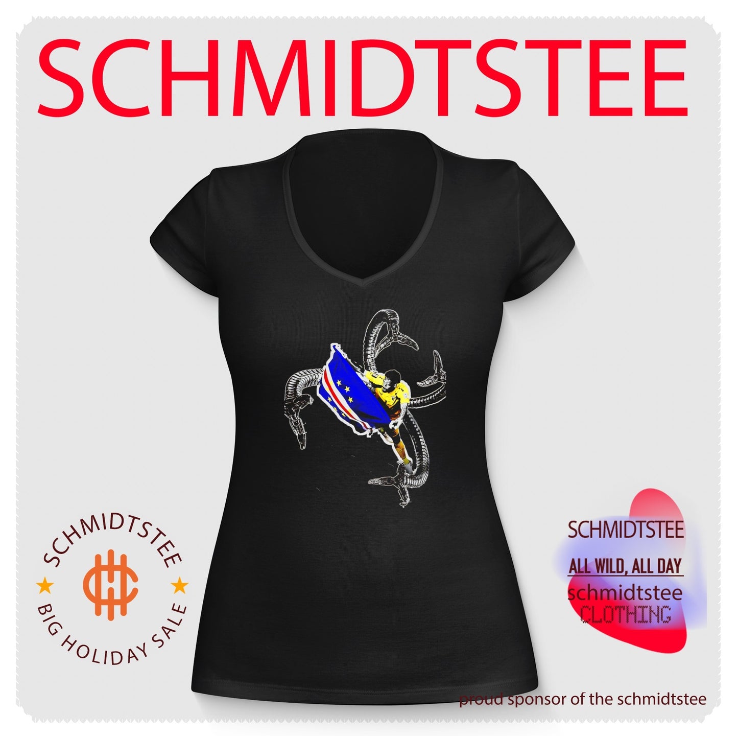 Vozinha Cape Verde National Team Doctor Octopus Mashup shirt
