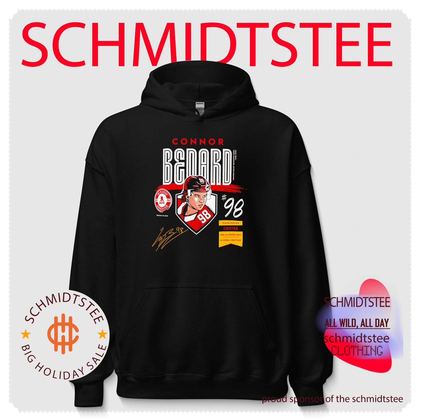 Connor Bedard Chicago Blackhawks Player Spotlight Name & Number shirt
