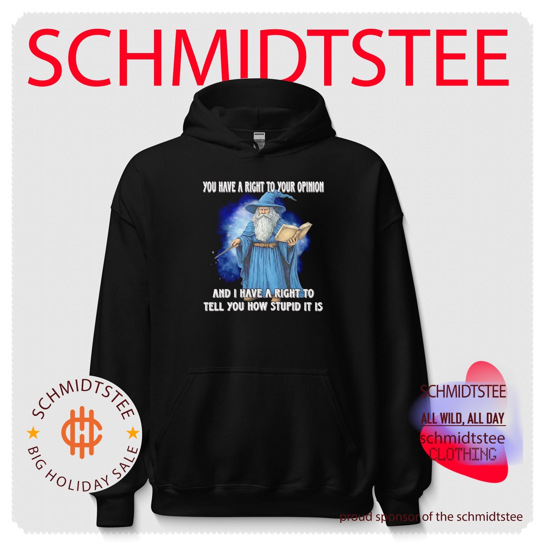 Wizard You have a right to your opinion and I have a right to tell you how stupid it is shirt