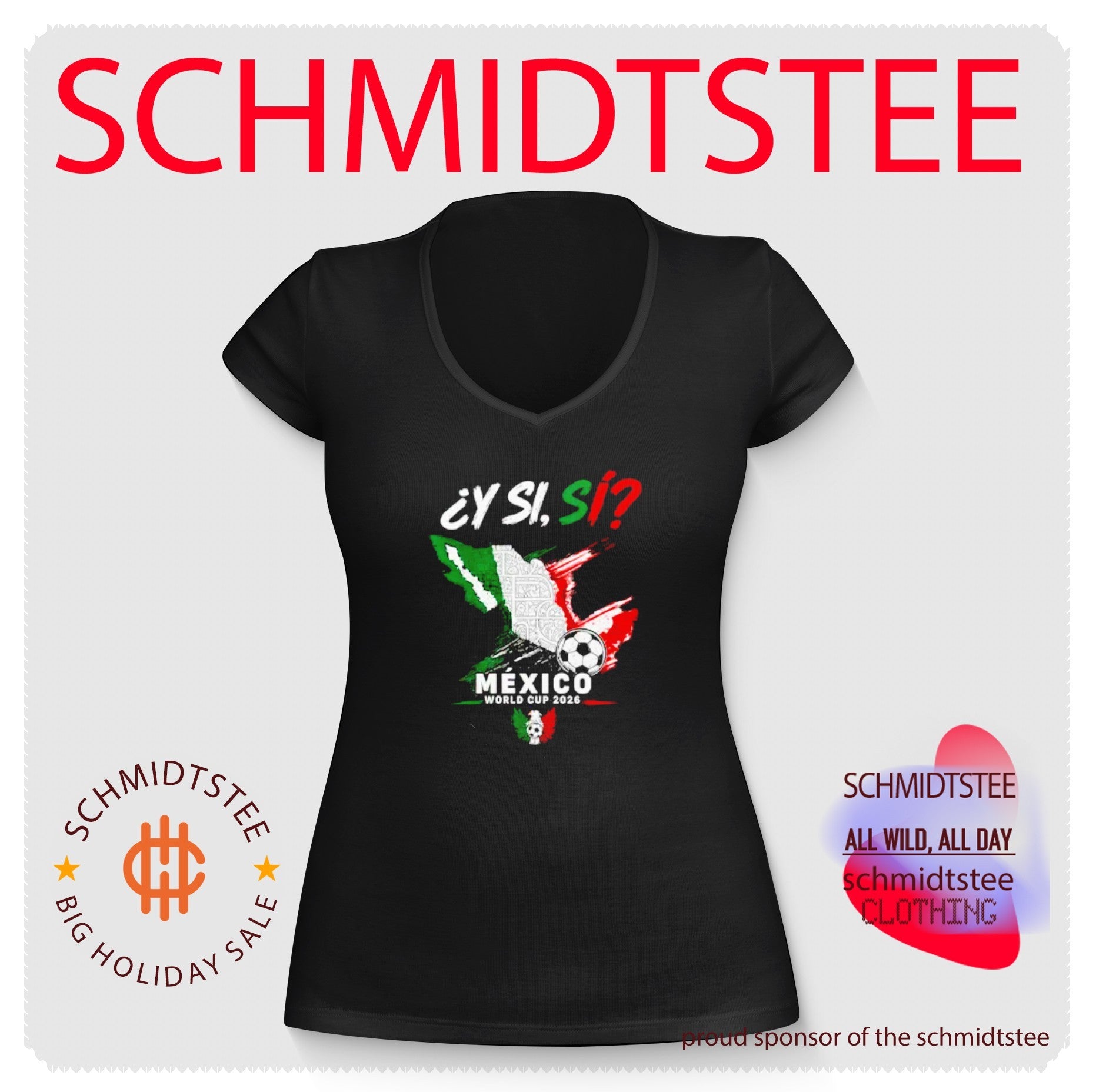 Y Si Si Mexico Map Soccer World Cup 2026 shirt
