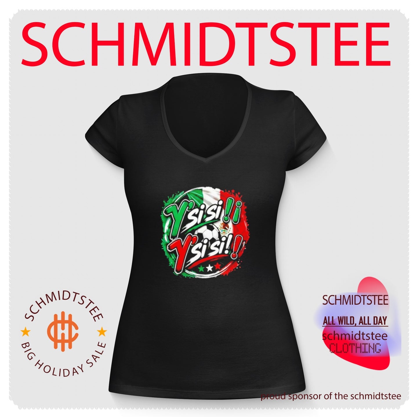 Y’ Si Si Y’ Si Si Mexico flag shirt