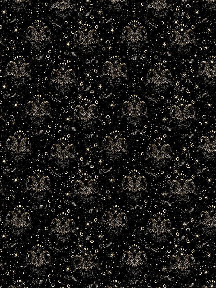 Gemini Celestial Zodiac Pattern by bluesdesigns