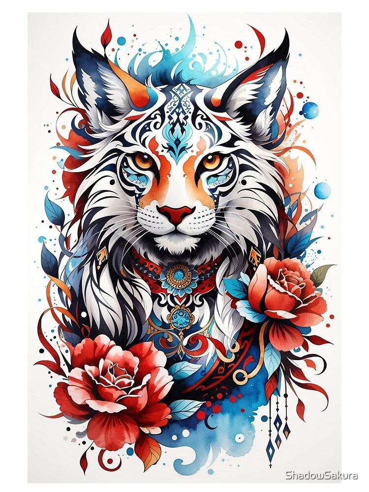 Radiant Wilderness: Colorful Lynx V1 by ShadowSakura
