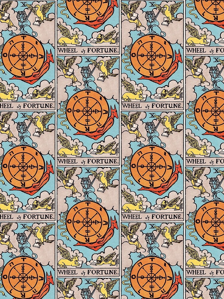 Wheel of Fortune Tarot Card Rider Waite Smith by FineArtShirts