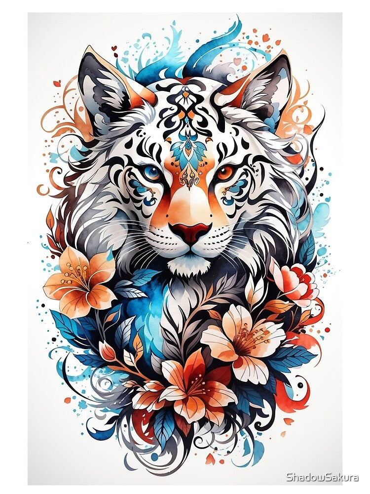 Radiant Wilderness: Colorful Lynx V4 by ShadowSakura