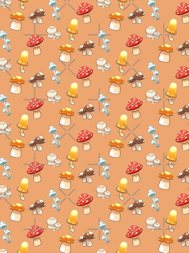 Cute Mushroom Pattern by SandDolphin