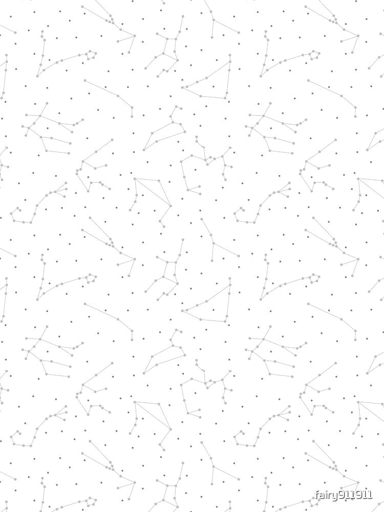 White and Gray Zodiac Constellations by fairy911911