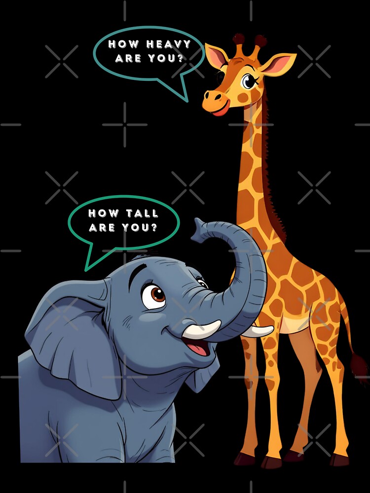 Funny Animals, Elephant, Giraffe by The Laughing Lab