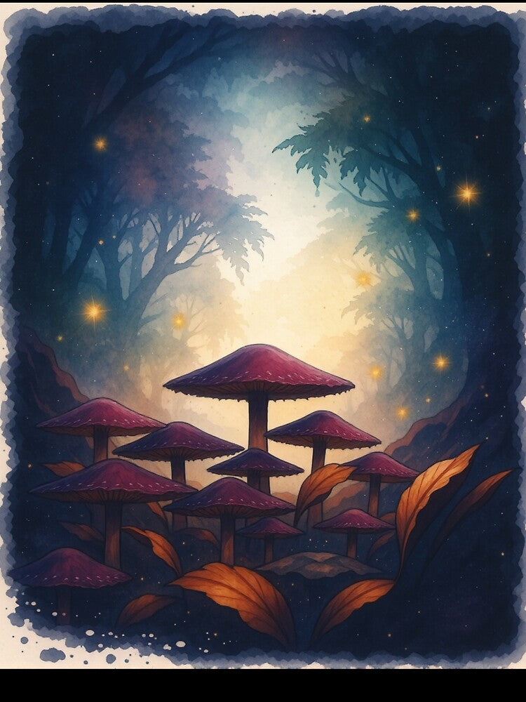Hidden Firefly and Fungal Meadow by The Rogue Mark