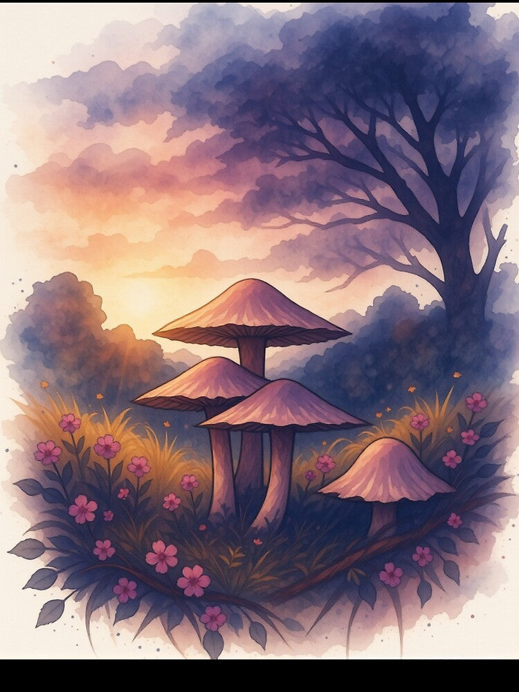 Sunset Mushroom Sanctuary by The Rogue Mark