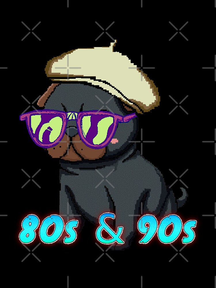Retro style is back: Dog 80s 90s by PopDigital