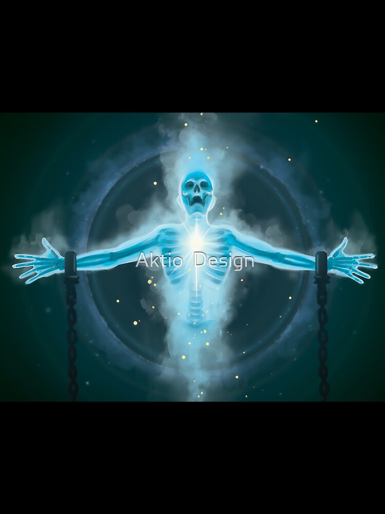 A shackled ghost skeleton by Aktio  Design