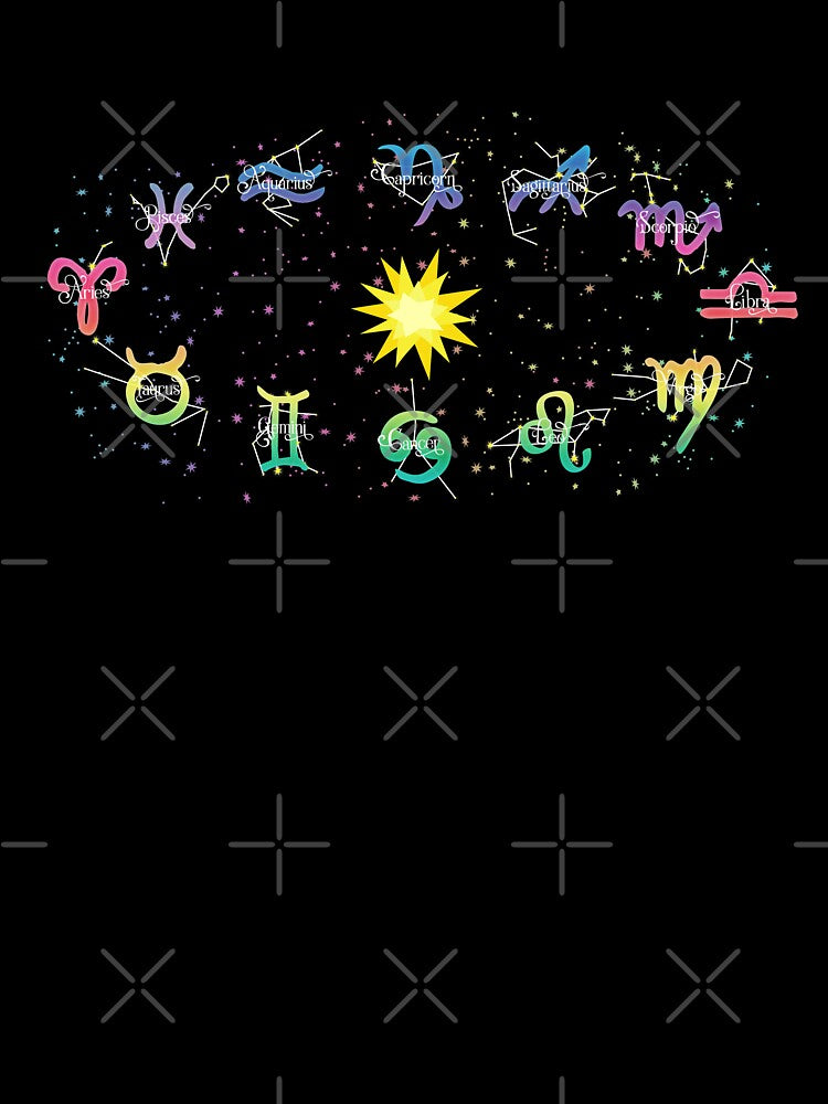 Zodiac Constellations Rainbow Pattern by WickedRefined - Nicole Demereckis
