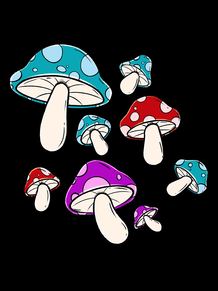 Forest Mushrooms by SillyScribbling